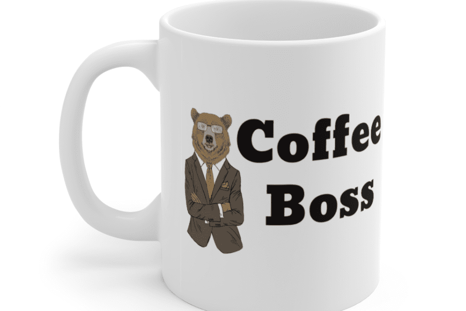 Coffee Boss – White 11oz Ceramic Coffee Mug (4)