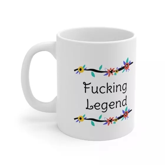 F**** Legend – White 11oz Ceramic Coffee Mug (2)