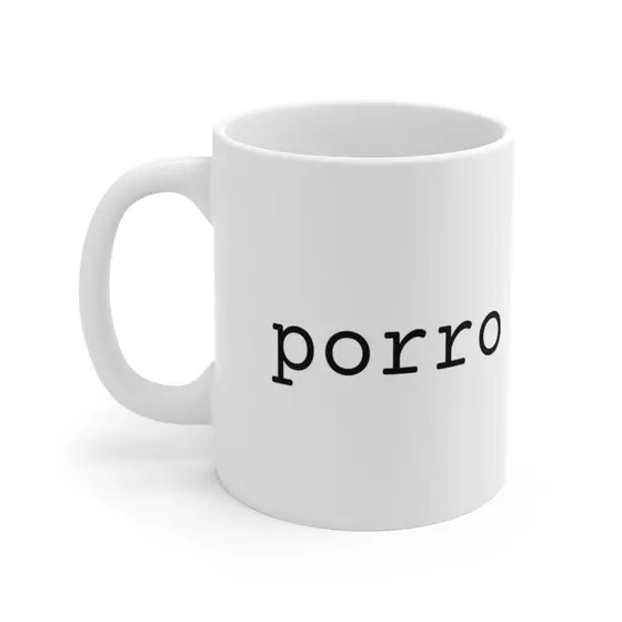 porro – White 11oz Ceramic Coffee Mug