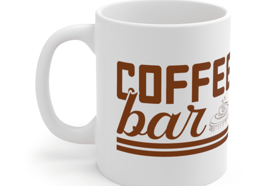 Coffee Bar – White 11oz Ceramic Coffee Mug (3)