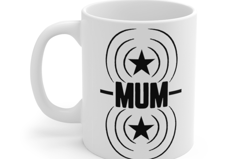 Mum – White 11oz Ceramic Coffee Mug (2)