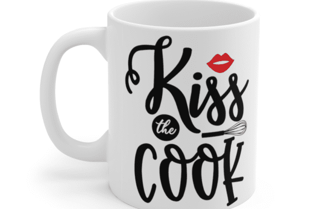 Kiss the Cook – White 11oz Ceramic Coffee Mug