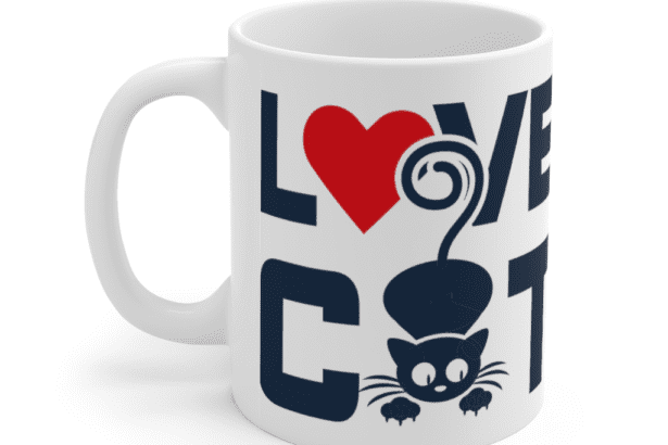 Love Cat – White 11oz Ceramic Coffee Mug
