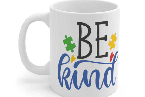 Be Kind – White 11oz Ceramic Coffee Mug (2)