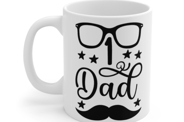 1 Dad – White 11oz Ceramic Coffee Mug (2)