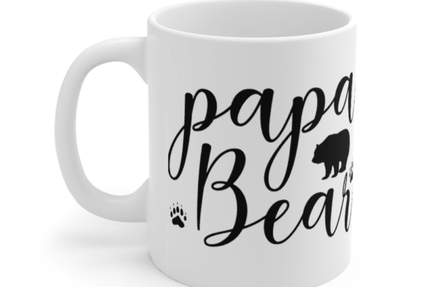 Papa Bear – White 11oz Ceramic Coffee Mug (2)