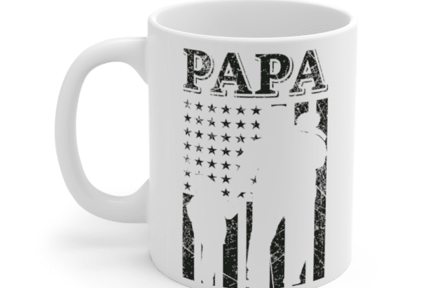 Papa – White 11oz Ceramic Coffee Mug (2)