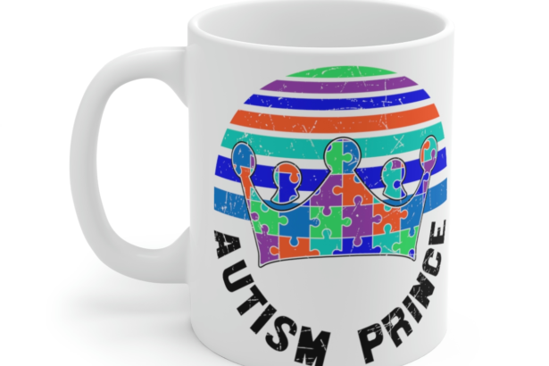Autism Prince – White 11oz Ceramic Coffee Mug